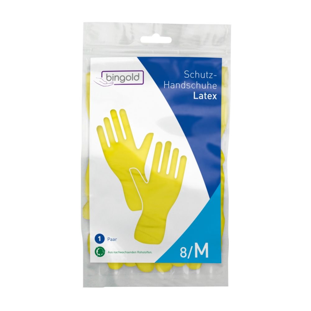bingold handschuhe Bingold protective gloves latex, yellow
