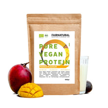 Organic vegan protein powder mango without soy