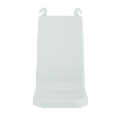 IntelliCare dryppskålen fra Diversey Deutschland GmbH & Co. OHG har et hvitt plastdesign med glatt overflate, en lett skrånende ryggstøtte og to øvre kroker for sikker festing, som sikrer renslighet og sikkerhet i ulike miljøer.