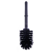 El cepillo de repuesto negro para el cepillo de baño D1228921 de Diversey Deutschland GmbH & Co. OHG, con soporte y cerdas muy tupidas, garantiza una higiene óptima en el cuarto de baño; se presenta sobre fondo blanco. Paquete (1 unidad).