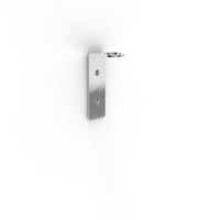 El soporte de pared LAPE de Diversey Deutschland GmbH & Co. OHG es un soporte económico para una botella sin llave (paquete de 10 unidades), fabricado en metal, con dos orificios para tornillos y un anillo superior, y fácil de instalar.