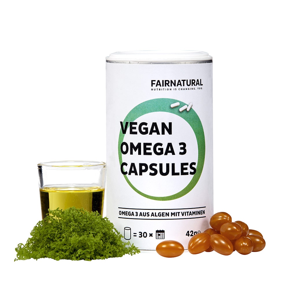 Veganske Omega 3 kapsler laget av alger
