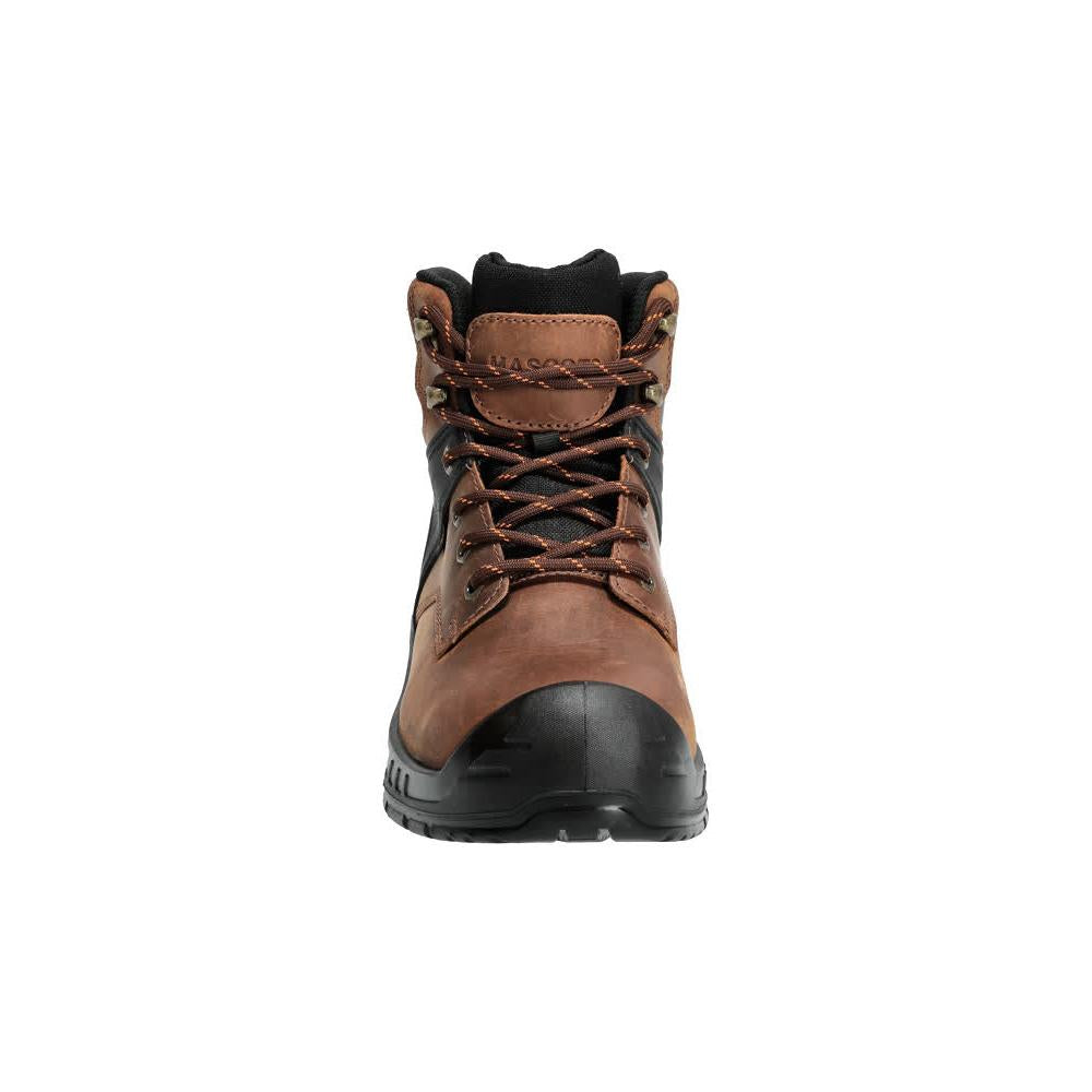 Botas de seguridad S3S, botas de seguridad con cordones S3S, marrón nuez/negro