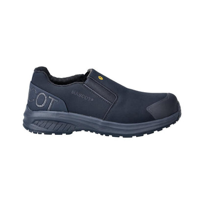 Zapatos de seguridad, calzado de seguridad con protección eléctrica SB, negro-azul