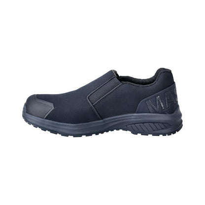 Zapatos de seguridad, calzado de seguridad con protección eléctrica SB, negro-azul