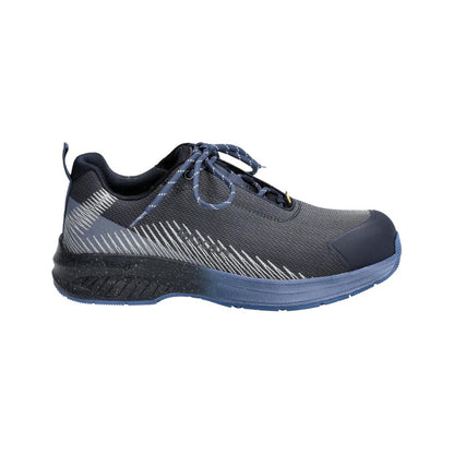 Safety shoes S1PS, laces safety shoes S1PS, black-blue