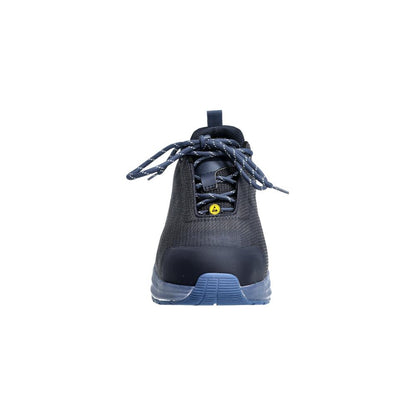 Safety shoes S1PS, laces safety shoes S1PS, black-blue