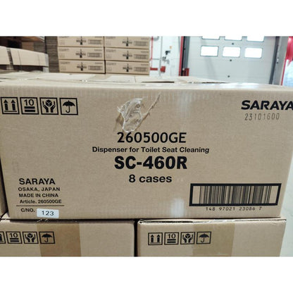 Desinfectante de tapa de inodoro Saraya SC-460R. Donante | 1 pieza
