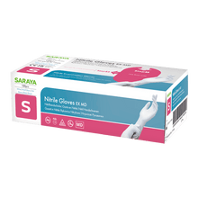 Guantes desechables nitrilo Saraya EX MD blanco
