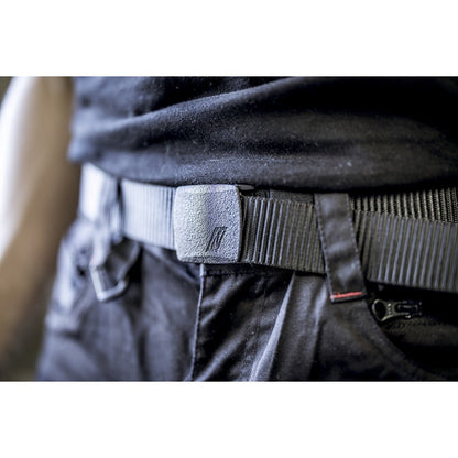 NITRAS belt with plastic buckle, black Polyester: 100% | Pack (1 piece)