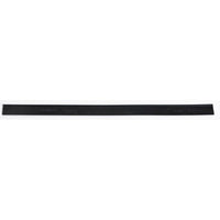 Una pieza de recambio de goma metálica negra y recta, de 350 mm, de Haug Bürsten KG, se muestra sobre un fondo blanco. Este accesorio es compatible con el art. 8535 y sirve como goma de recambio; las marcas del artículo son tenues o poco visibles.