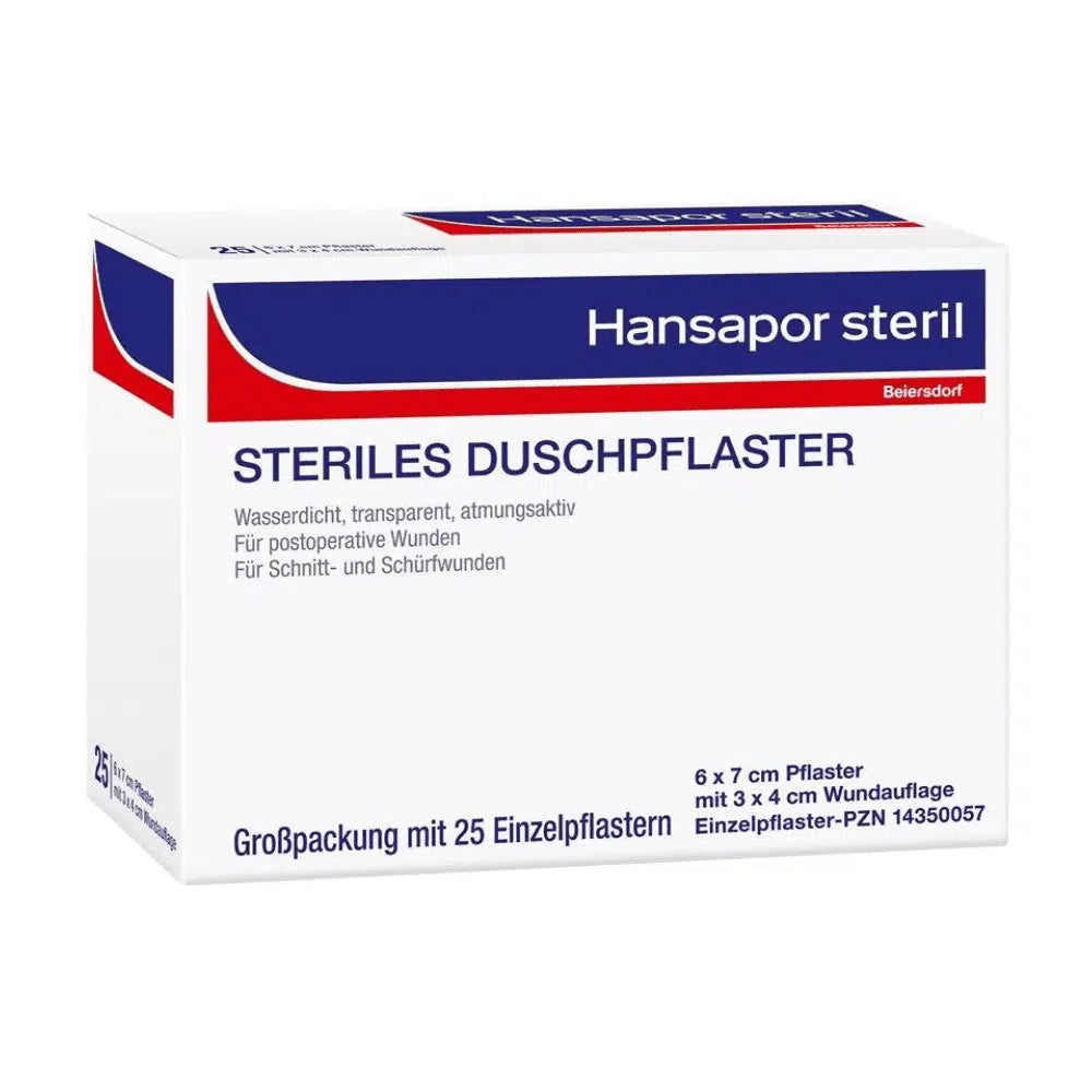 sterilt dusjplaster