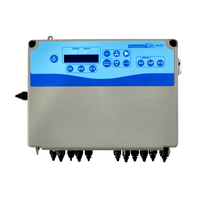 The Kiehl ARCANDIS Kronos-Control control unit from Johannes Kiehl KG is a rectangular control unit with a blue display, buttons (F1–F4, P1–P3), and black ports for conductance-controlled operation of the ARCANDIS Kronos R.
