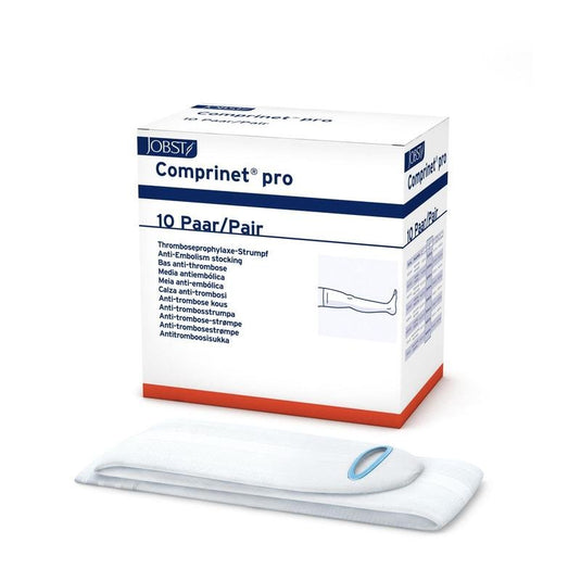 Comprinet pro, hasta la rodilla, media médica para la profilaxis de la trombosis