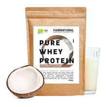 Proteína de suero de leche orgánica en polvo de coco