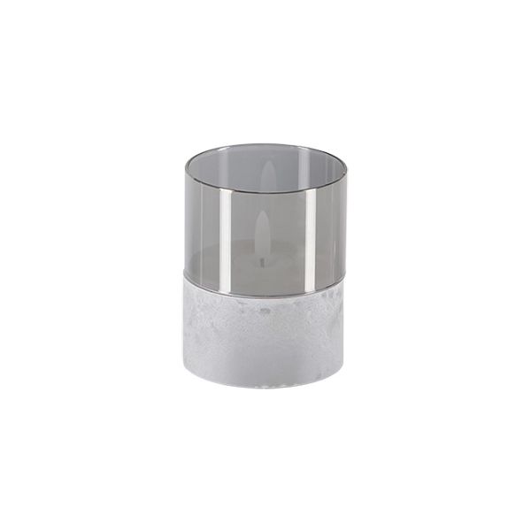 Papstar Vela LED Securit® Ø 8 cm gris "Gracia"