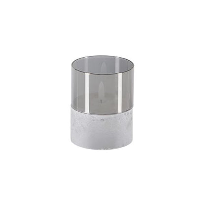 Papstar Vela LED Securit® Ø 8 cm gris "Gracia"