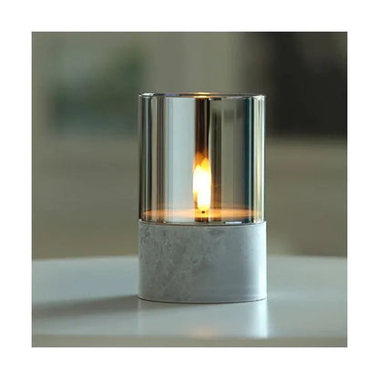 Papstar Vela LED Securit® Ø 8 cm gris "Gracia"