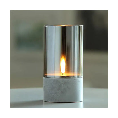 Papstar Vela LED Securit® Ø 8 cm gris "Gracia"