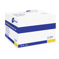 A rectangular box of Meditrade Universal Wipes Soft, 30 x 30 cm – 50-piece pack (50 pieces) of incontinence underwear, presented in blue-and-white packaging with product details printed on it. Contains 50 pieces, size L. Now available from Meditrade GmbH.