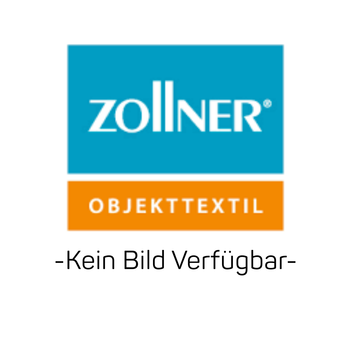 Ein blaues und oranges Logo der Zollner Objekttextil GmbH erscheint über dem deutschen Text "Kein Bild Verfügbar", der sich auf den Zollner Kasack Frieda-Soft, XS, 001-weiß | Packung (1 Stück) bezieht, was "Kein Bild Verfügbar" bedeutet.