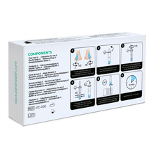Set de pruebas rápidas 12 en 1 para la detección de antígenos (COVID-19, influenza A/B, estreptococos, legionella y otros) | Paquete (1 prueba)
