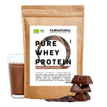 Chocolate en polvo de proteína de suero orgánico