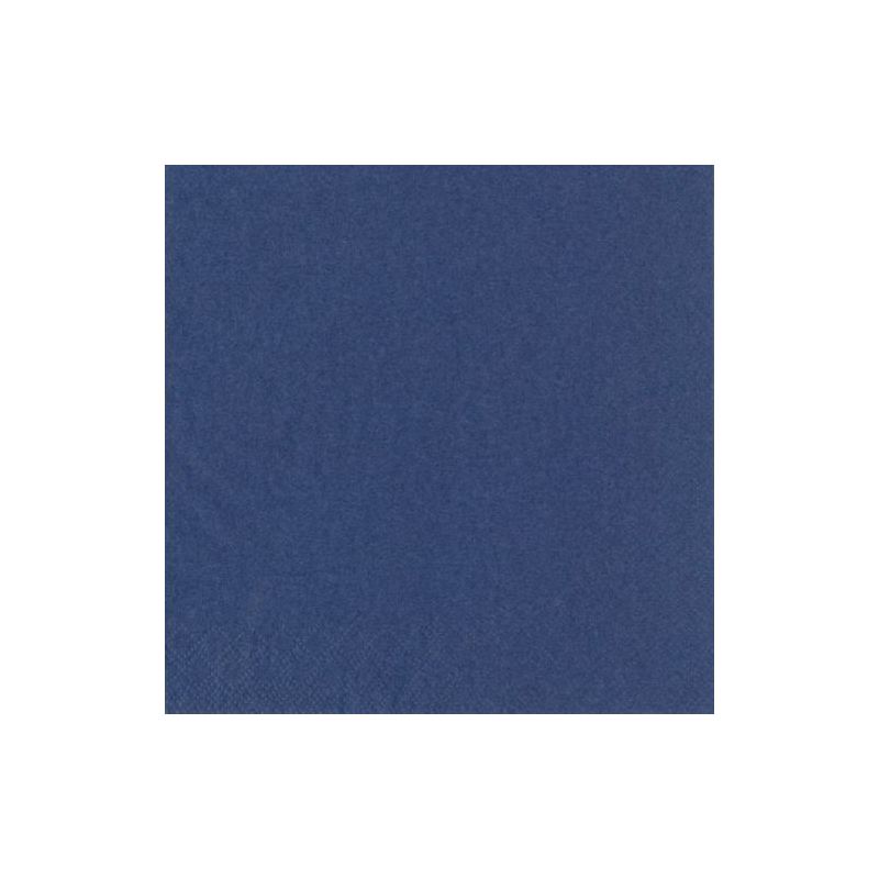 A simple, solid-colored, medium blue square on a white background, reminiscent of the look of the PAPSTAR 250 napkins, 3-ply 1/4-fold by PAPSTAR GmbH, often seen in classic dining rooms.
