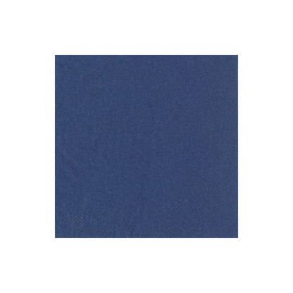 A simple, solid-colored, medium blue square on a white background, reminiscent of the look of the PAPSTAR 250 napkins, 3-ply 1/4-fold by PAPSTAR GmbH, often seen in classic dining rooms.
