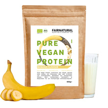Plátano en polvo de proteína vegana ecológica sin soja