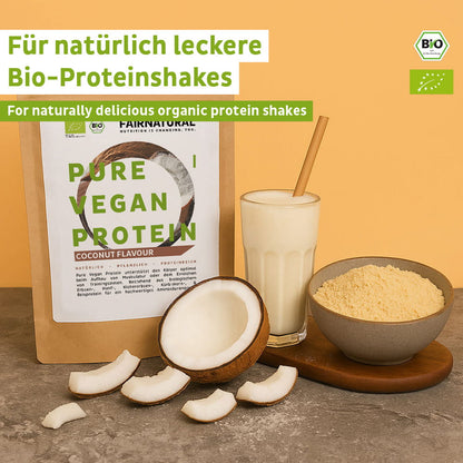 Proteína de coco en polvo vegana ecológica sin soja