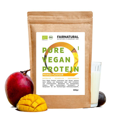Proteína en polvo vegana ecológica mango sin soja
