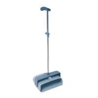 A Vileda Professional dustpan from Vileda GmbH, with a 29 cm diameter and a long handle, is shown against a plain white background. It features an ergonomic design with a spacious, deep pan for efficient cleaning and collection of dust and dirt.