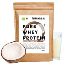Proteína de suero de leche orgánica en polvo de coco