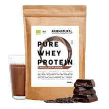 Chocolate en polvo de proteína de suero orgánico