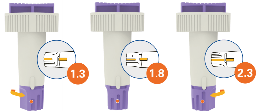 Lancetas de seguridad Alphacheck TRI 23G | Paquete (100 piezas)