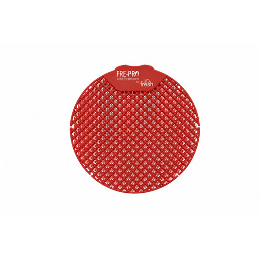 FRE-PRO Fresh Guard: filtro perfumado de vinilo para urinario, con aroma a cereza por ambas caras