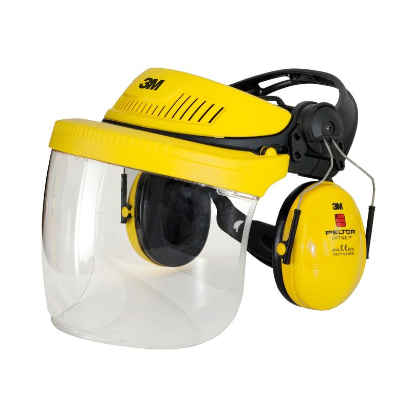 Combinación de casco 3M™, industrial, amarillo, G500V5F11H51-GU | Paquete (1 pieza)
