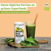 Økologisk grønn smoothiepulver
