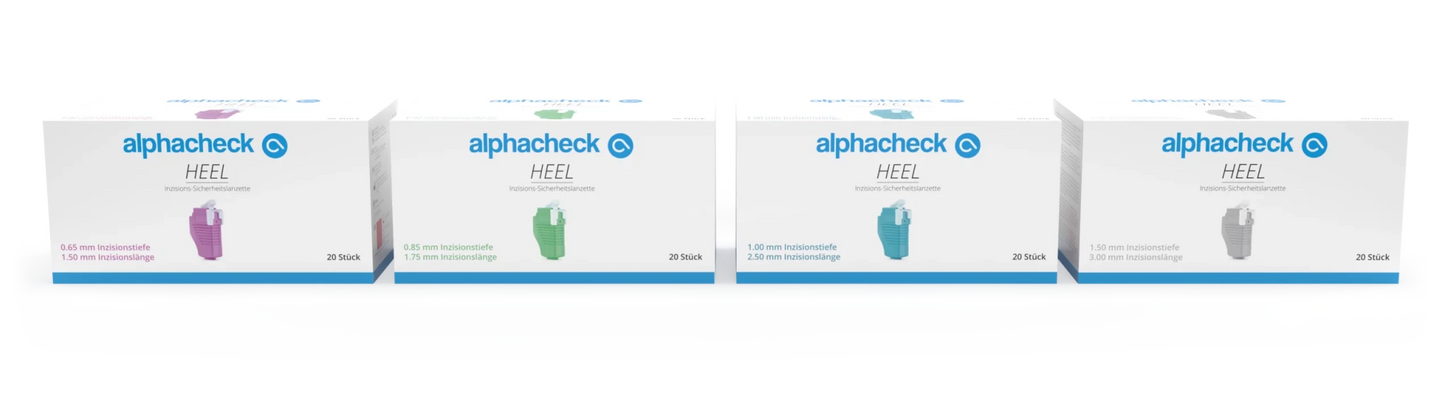 Alphacheck Heel Incision Safety Lancets