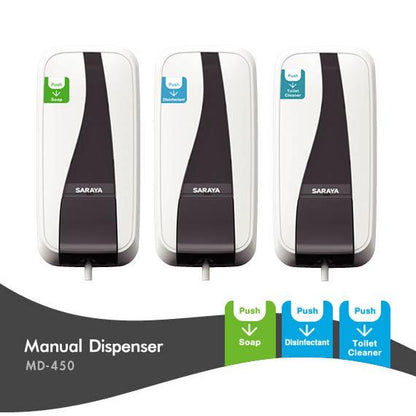 Saraya MD-450 disinfectant & soap dispenser | 1 piece