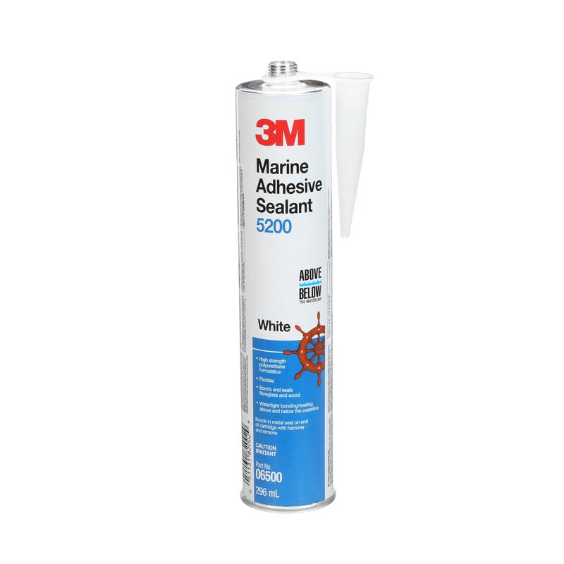 3M™ marin polyuretanbasert lim og tetningsmiddel 5200FC, hvit, 295 ml, PN06520 | Pakke (1 stk)