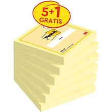 Post-it® Notes, Yellow, 76mm x 76mm, Promotion, 100 Sheets/Pad, 5 Pads + 1 Free/Pack, 100% PEFC, SGSCH-PEFC-COC-110078 | Pack (6 pieces)