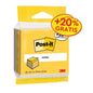 Cubos de notas Post-it®, ultracolores, 76 mm x 76 mm, promoción 20 % gratis, 390 hojas/bloc, 1 bloc/paquete, 100 % PEFC, SGSCH-PEFC-COC-110078 | Paquete (1 juego)