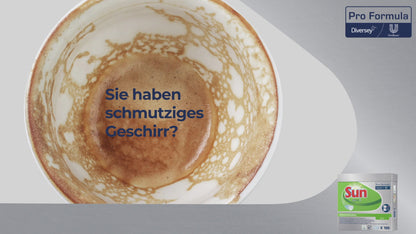 Sun Professional All in One Eco Tabs Dishwear Cleaner Tabs | Pakke (100 stykker)