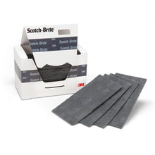 3M™ Scotch-Brite™ håndpute 76, svart, 95 mm x 158 mm, 4 x 10 stykker / eske | Pakke (10 stk)