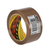 Scotch® PP emballasjetape 309, brun, 50 mm x 66, 0,05 mm | Pakke (1 rull)