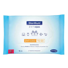 Toallitas Sterillium® 2 en 1 | Paquete (15 piezas)