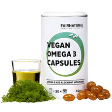 Cápsulas veganas de Omega 3 a base de algas