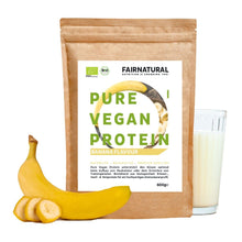 Plátano en polvo de proteína vegana ecológica sin soja